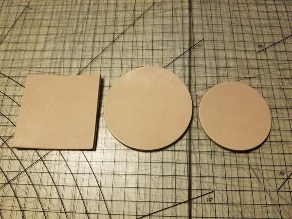 Blanks - Natural Leather Coasters