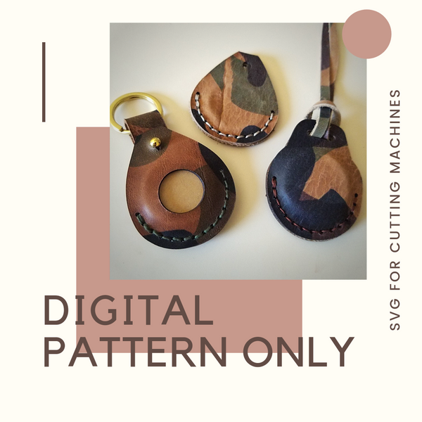 Leather Coin/Tag Holder Digital Pattern)
