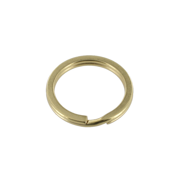 Hardware - Split Key Ring - Brass Plated